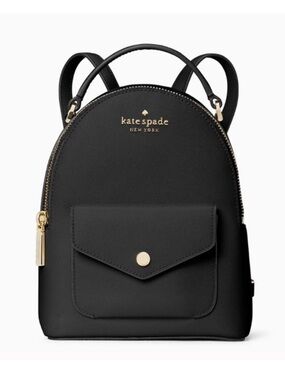 Kate Spade Schuyler Black Saffiano Leather Backpack NWOT MSRP $299